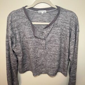 Heather Gray Women's Top